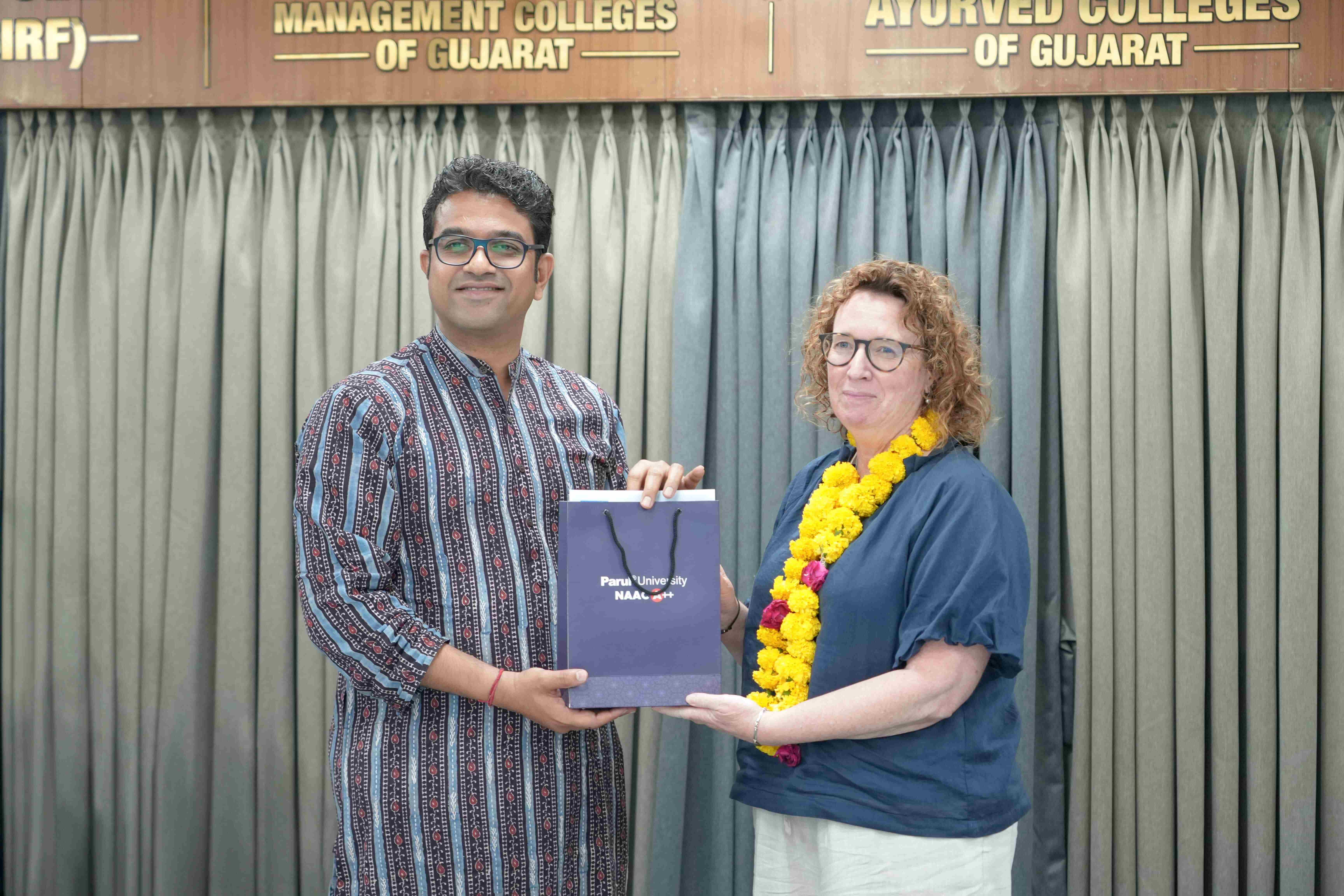 Ms. Margaret Anderson visited Parul University